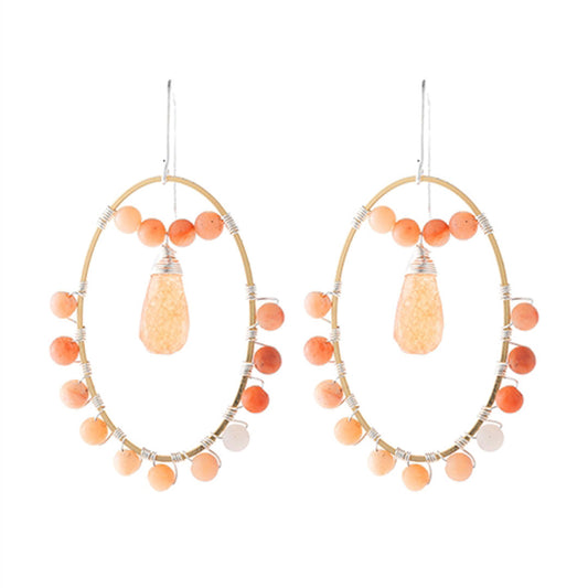 Natural Stone Drop Earrings, Accessories, Accessories, Earrings, Natural Stone - Miah & Elliott