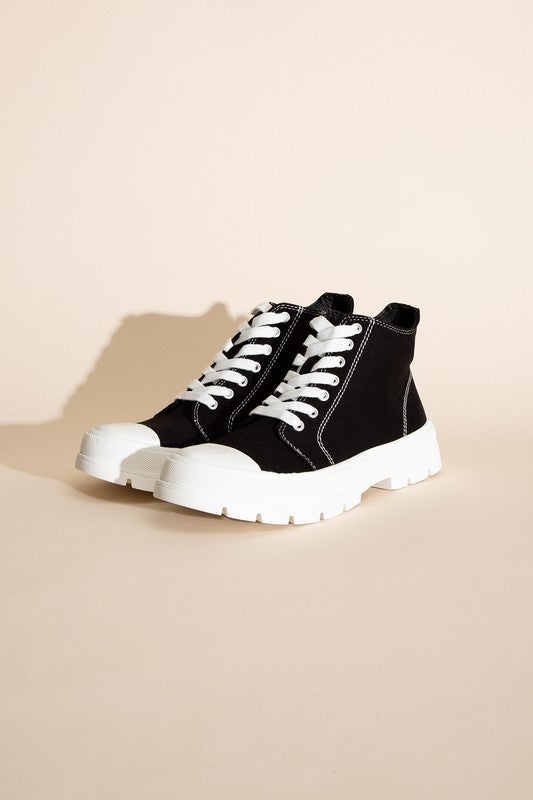 CRAYON-G Lace up Sneakers, Shoes, high top, SHOES, SNEAKERS - Miah & Elliott