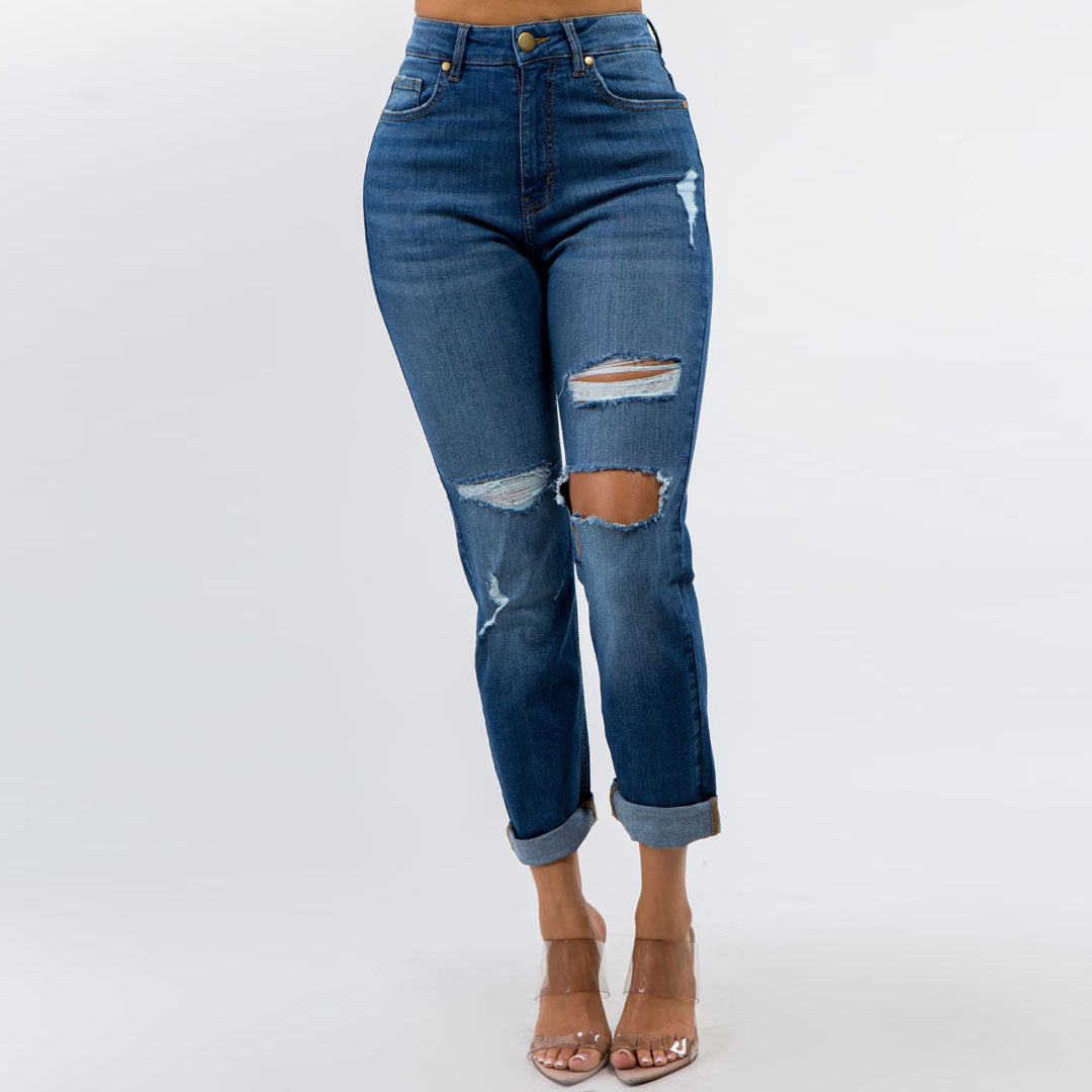 Parker High Rise Mom Jeans, Pants, Bottoms, Curvy, Denim, Jeans, Pants, Woman apparel, Womens clothing - Miah & Elliott