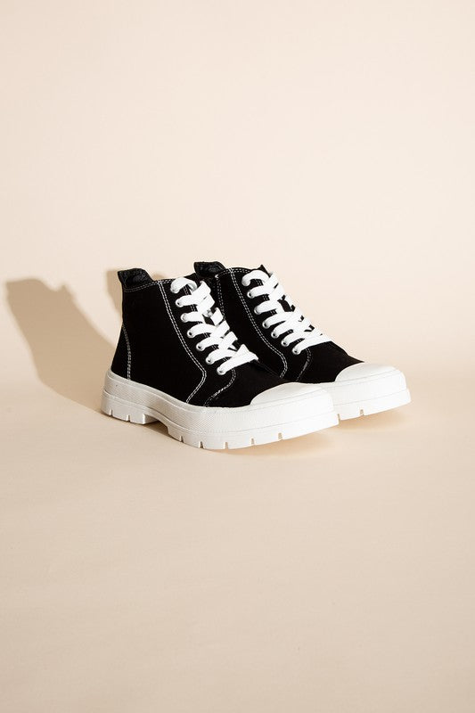 CRAYON-G Lace up Sneakers, Shoes, high top, SHOES, SNEAKERS - Miah & Elliott