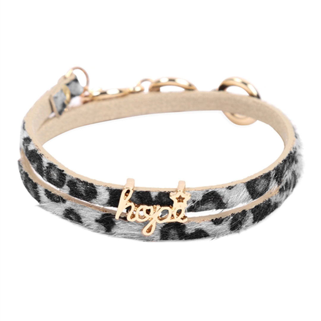 Animal Print "Hope" Bracelet, Accessories, Accessories, Animal Print, Bracelet - Miah & Elliott