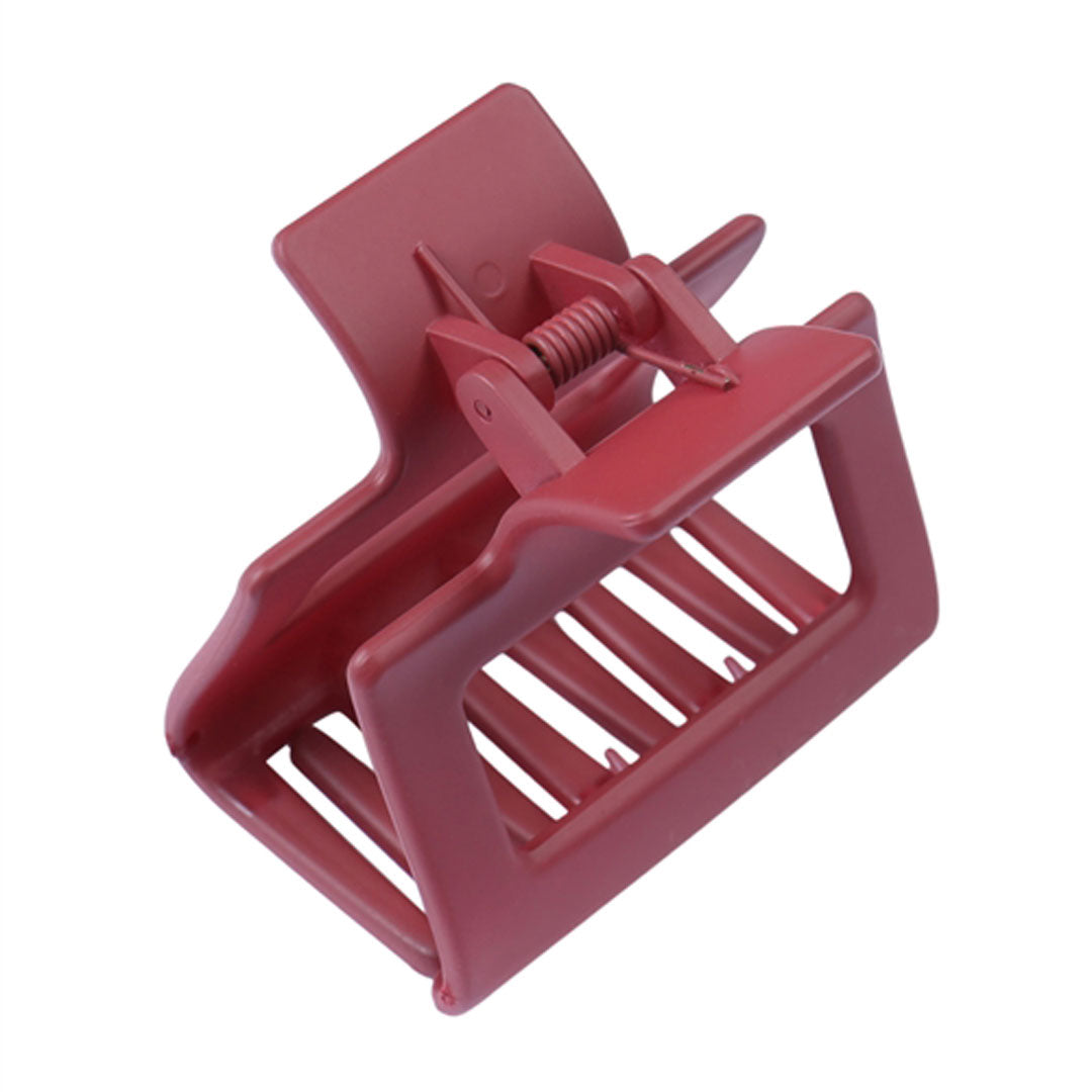 Square Claw Clip, Accessories, Accessories, Black, Blue, Burgundy, Ivory, Olive, Pink - Miah & Elliott