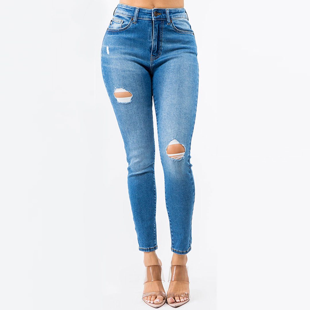 Parker High Rise Skinny Jeans, Pants, Bottoms, Curvy, Denim, Jeans, Pants, Woman apparel, Womens clothing - Miah & Elliott