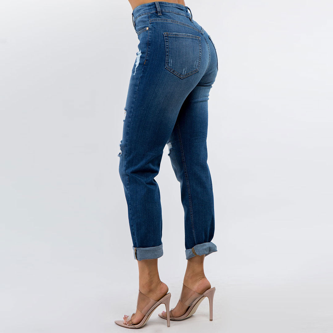 Parker High Rise Mom Jeans, Pants, Bottoms, Curvy, Denim, Jeans, Pants, Woman apparel, Womens clothing - Miah & Elliott