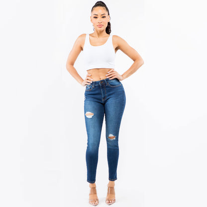 Parker High Rise Skinny Jeans, Pants, Bottoms, Curvy, Denim, Jeans, Pants, Woman apparel, Womens clothing - Miah & Elliott