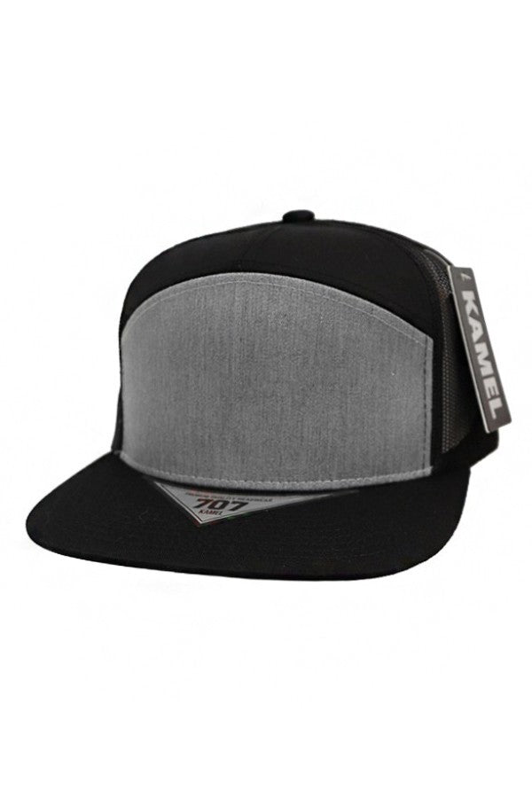 Two Tone 7 Panel Snap Back, Hat, Accessories, Hat - Miah & Elliott