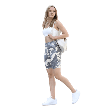 Camo High Waist Legging Shorts, Shorts, Biker shorts, Curvy, Leggings, Shorts, Woman apparel, Womens clothing - Miah & Elliott